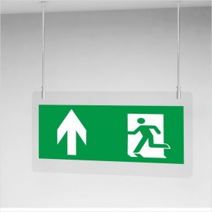 Segnaletica da soffitto - Rettangolare