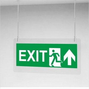 Segnaletica da soffitto - Rettangolare