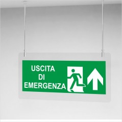 Segnaletica da soffitto - Rettangolare