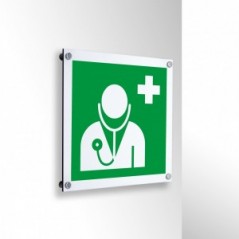 Medico in alluminio composito da parete - E009