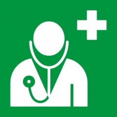 Medico in alluminio composito da parete - E009