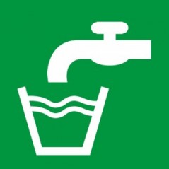 Acqua potabile in alluminio composito da parete - E015