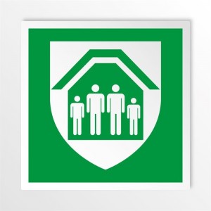 Rifugio d'emergenza in alluminio composito da parete - E021