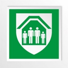 Rifugio d'emergenza in alluminio composito da parete - E021