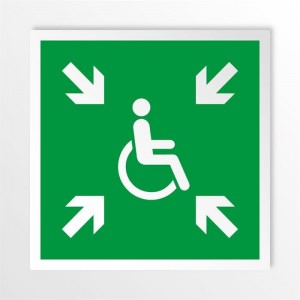 Rifugio temporaneo di emergenza disabili in alluminio composito da parete - E024