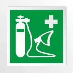 Ossigeno di rianimazione in alluminio composito da parete - E028