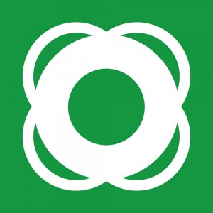 Salvagente in alluminio composito da parete - E040