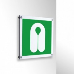 Giubbotto di salvataggio in alluminio composito da parete - E044