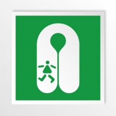 Giubbotto di salvataggio per bambini in alluminio composito da parete - E045