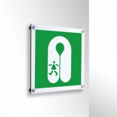 Giubbotto di salvataggio per bambini in alluminio composito da parete - E045