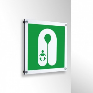 Giubbotto di salvataggio per neonati in alluminio composito da parete - E046