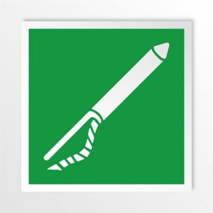 Lanciasagole in alluminio composito da parete - E050