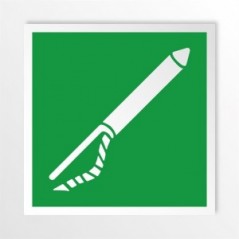 Lanciasagole in alluminio composito da parete - E050