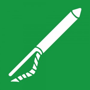 Lanciasagole in alluminio composito da parete - E050