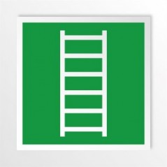 Scala di emergenza in alluminio composito da parete - E059