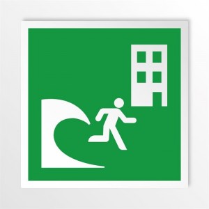 Edificio di evacuazione Tsunami in alluminio composito da parete - E063