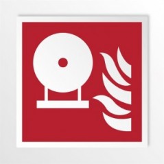 Estintore fisso in alluminio composito da parete - F013