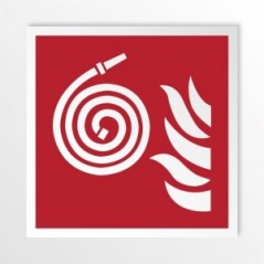 Manichetta antincendio non collegata in alluminio composito da parete - F019