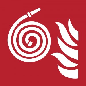 Manichetta antincendio non collegata in alluminio composito da parete - F019