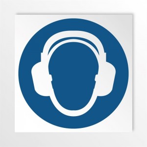 Indossare la cuffia antirumore in alluminio composito da parete - M003