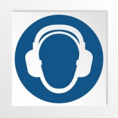 Indossare la cuffia antirumore in alluminio composito da parete - M003