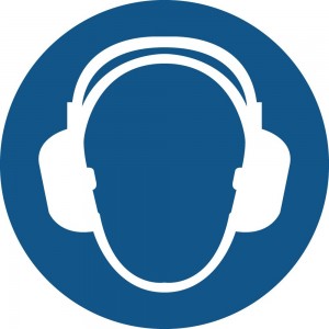 Indossare la cuffia antirumore in alluminio composito da parete - M003