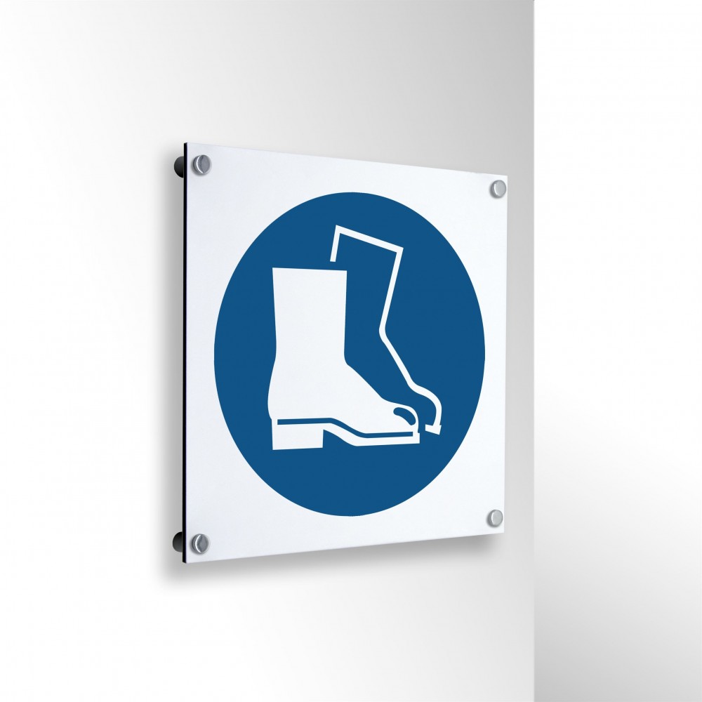 Calzature di sicurezza obbligatorie in alluminio composito da parete - M008