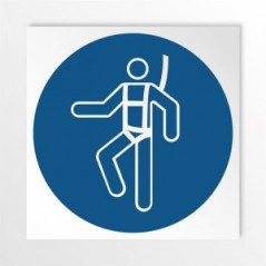 Imbracatura di sicurezza obbligatoria in alluminio composito da parete - M018