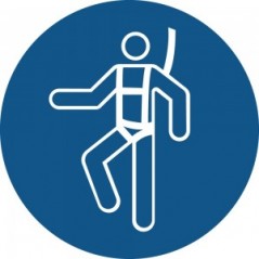 Imbracatura di sicurezza obbligatoria in alluminio composito da parete - M018