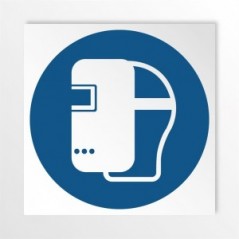 Maschera per saldatura obbligatoria in alluminio composito da parete - M019