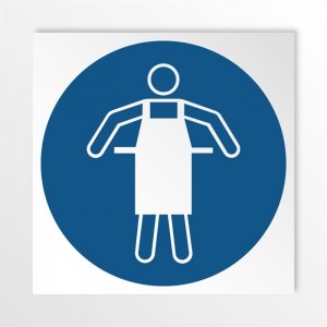 Usare un grembiule protettivo in alluminio composito da parete - M026