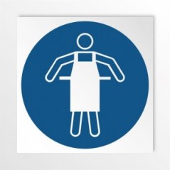 Usare un grembiule protettivo in alluminio composito da parete - M026