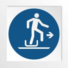 Scendere dalla slitta dalla parte destra in alluminio composito da parete - M051