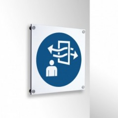 Aerare prima e durante l’accesso in alluminio composito da parete - M056