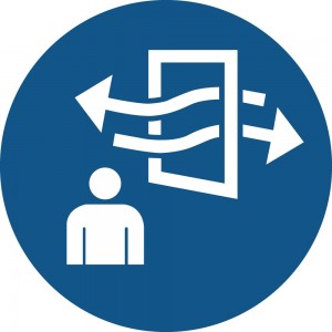 Aerare prima e durante l’accesso in alluminio composito da parete - M056