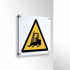 Passaggio carrelli in alluminio composito da parete - W014