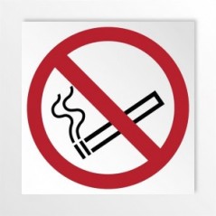 Vietato fumare in alluminio composito da parete - P002