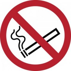 Vietato fumare in alluminio composito da parete - P002