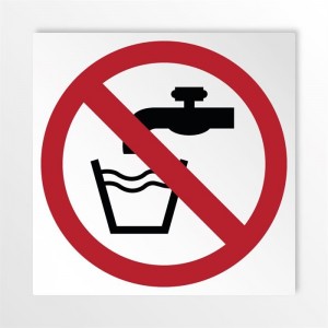 Acqua non potabile in alluminio composito da parete - P005