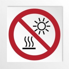 Non esporre a luce solare diretta o superfici calde in alluminio composito da parete - P068