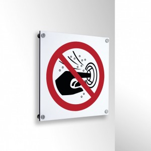 Non mettere le dita nelle bocchette idromassaggio in alluminio composito da parete - P070