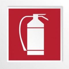 Estintore in alluminio composito da parete