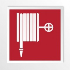 Lancia antincendio in alluminio composito da parete