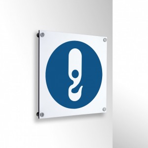 Ancoraggio obbligatorio in alluminio composito da parete