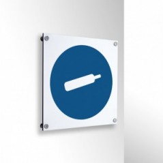 Gas sotto pressione in alluminio composito da parete