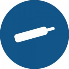 Gas sotto pressione in alluminio composito da parete