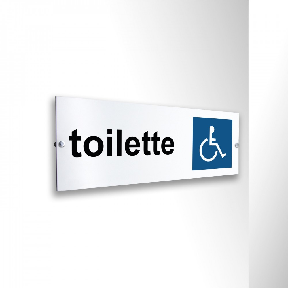 Toilette disabile in alluminio composito da parete