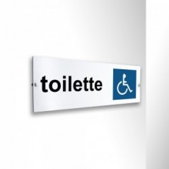 Toilette disabile in alluminio composito da parete