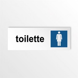 Toilette donne in alluminio composito da parete