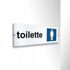 Toilette donne in alluminio composito da parete